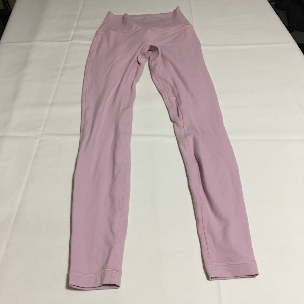 Lululemon Align High Rise Pants Leggings 4 Pink Full Length